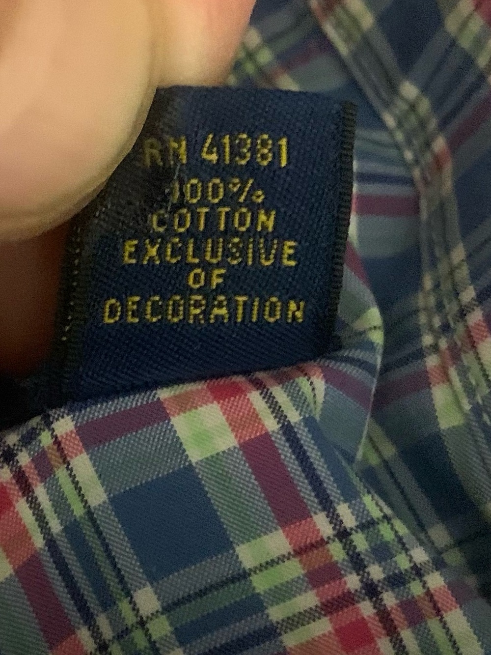 RALPH LAUREN LS Pink White & Blue Plaid Shirt - Picture 4 of 7